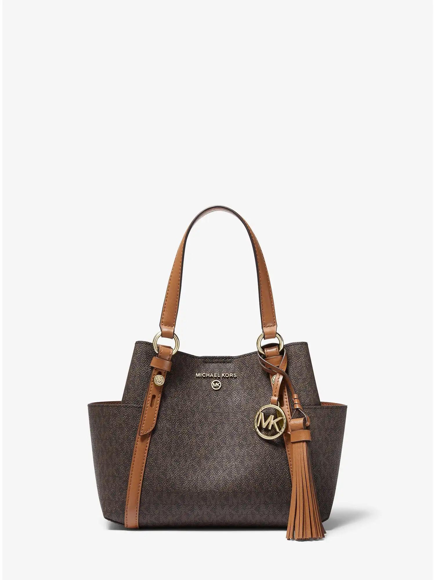 sullivan small logo tote bag brn acorn