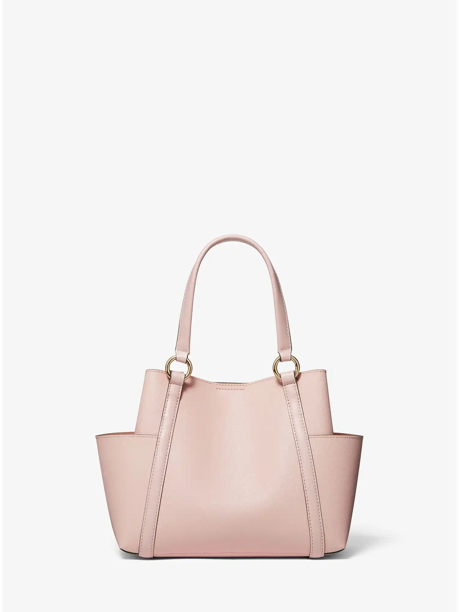 sullivan small saffiano leather tote bag sftpink fawn