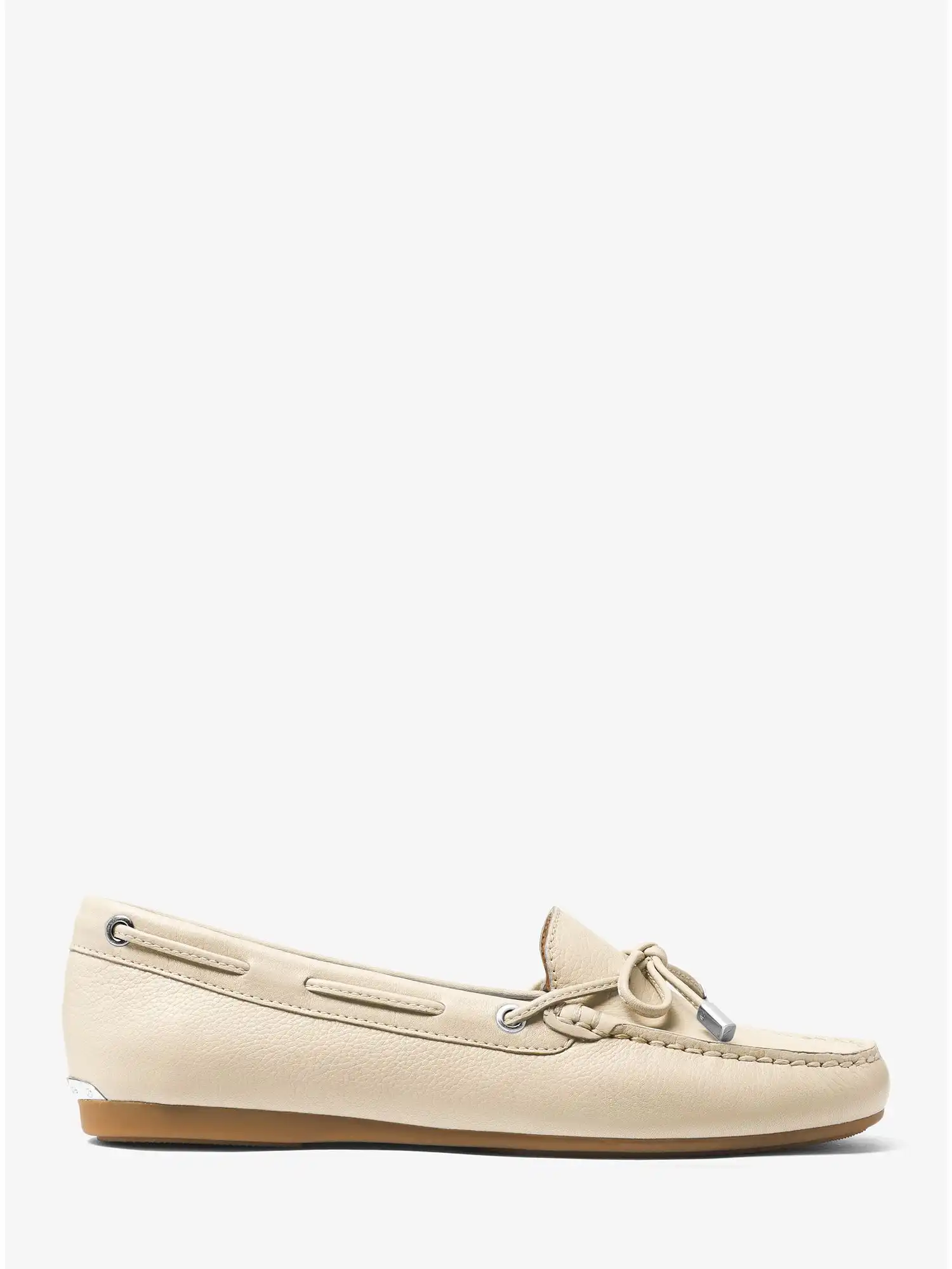sutton leather moccasin ecru