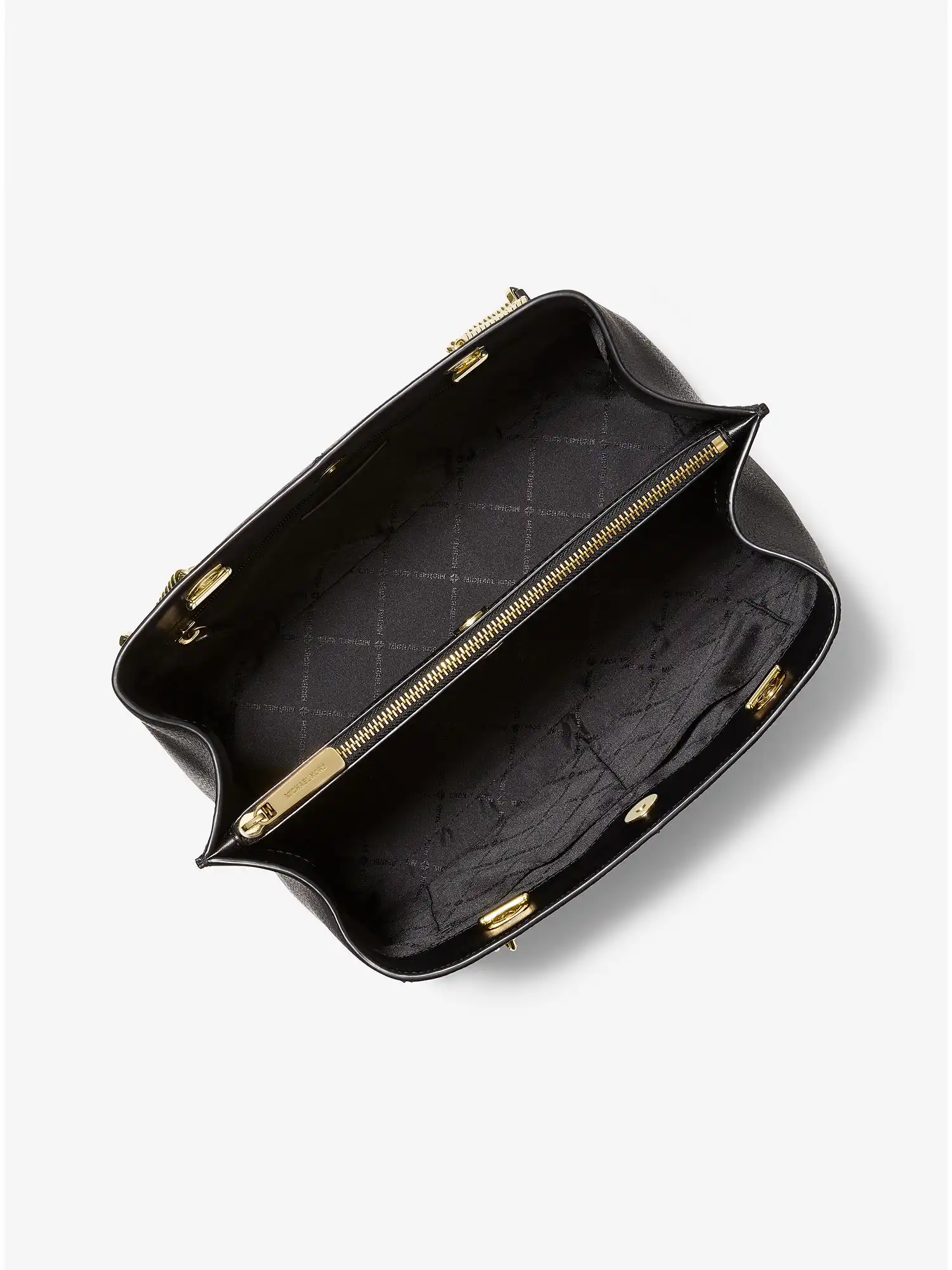 teagan large pebbled leather shoulder bag black