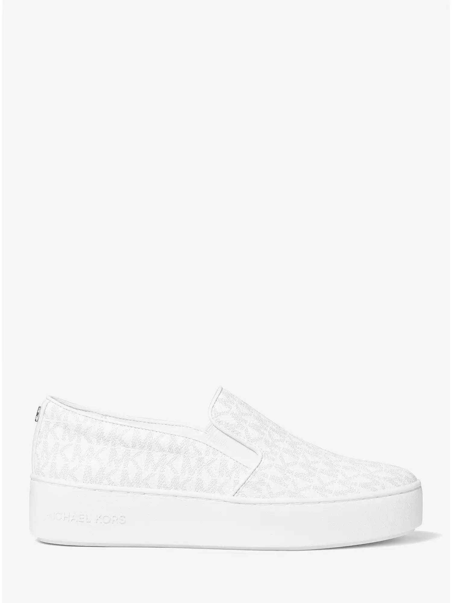 trent logo slip on sneaker bright wht