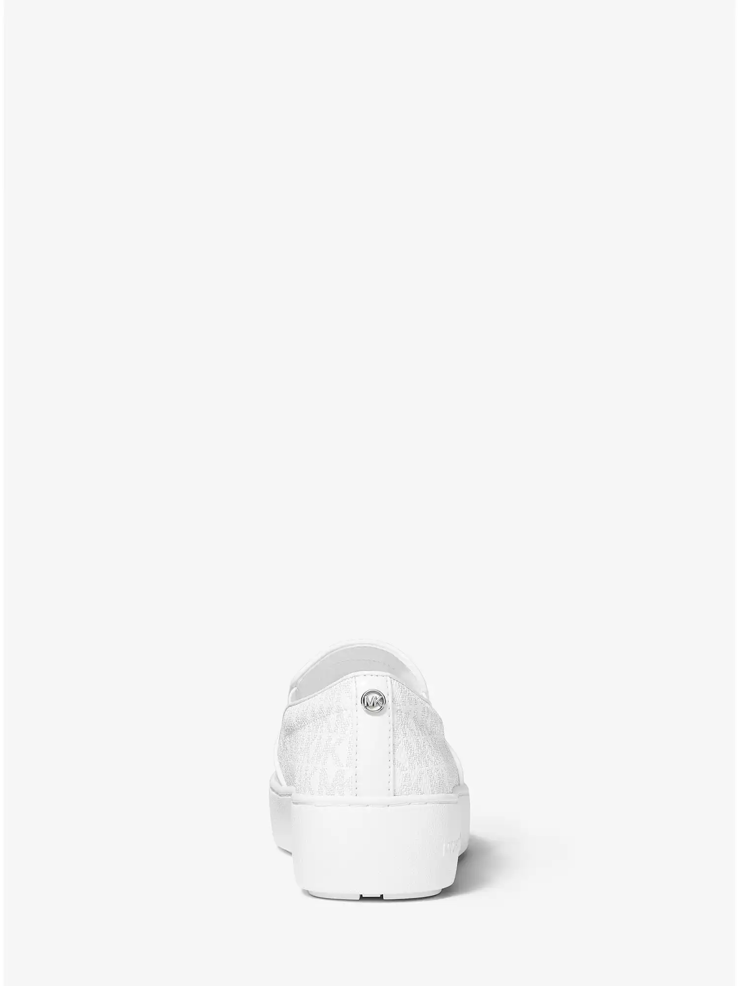 trent logo slip on sneaker bright wht