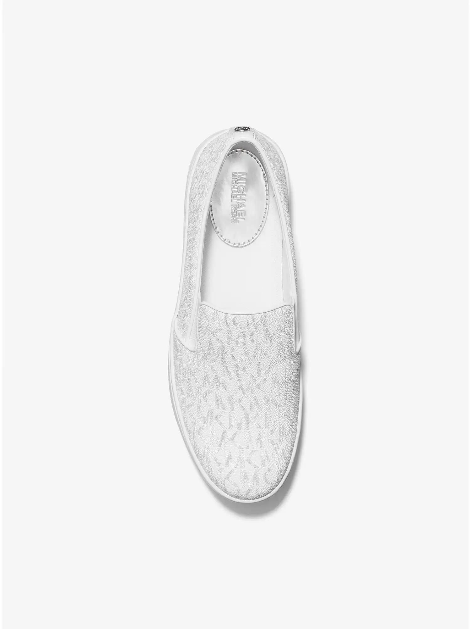 trent logo slip on sneaker bright wht