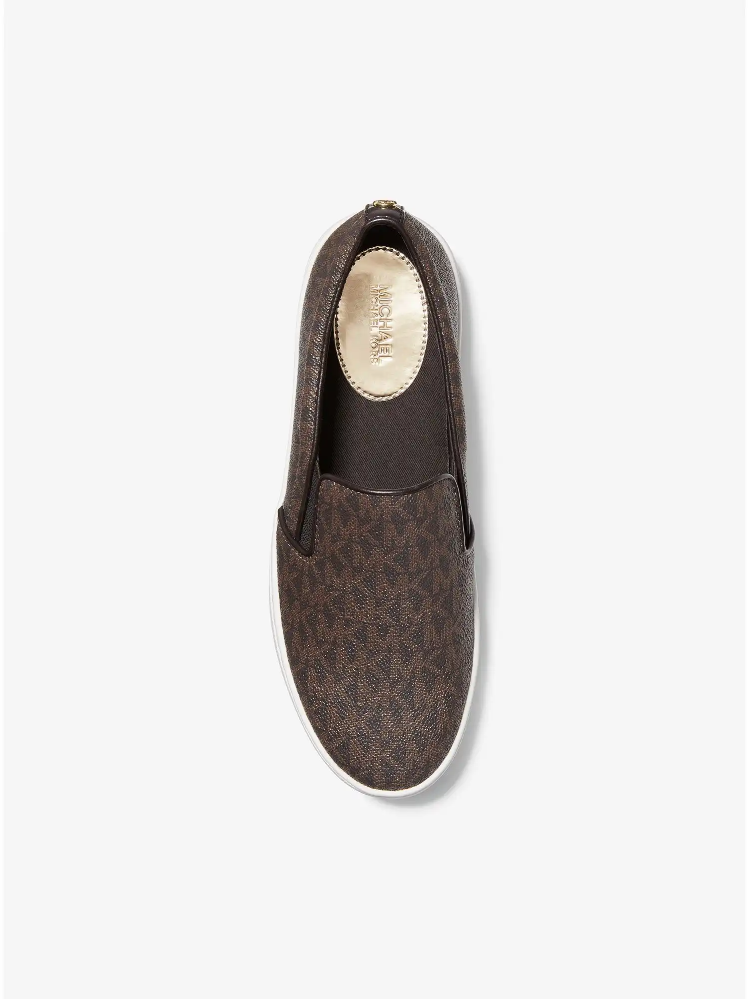 trent logo slip on sneaker brown