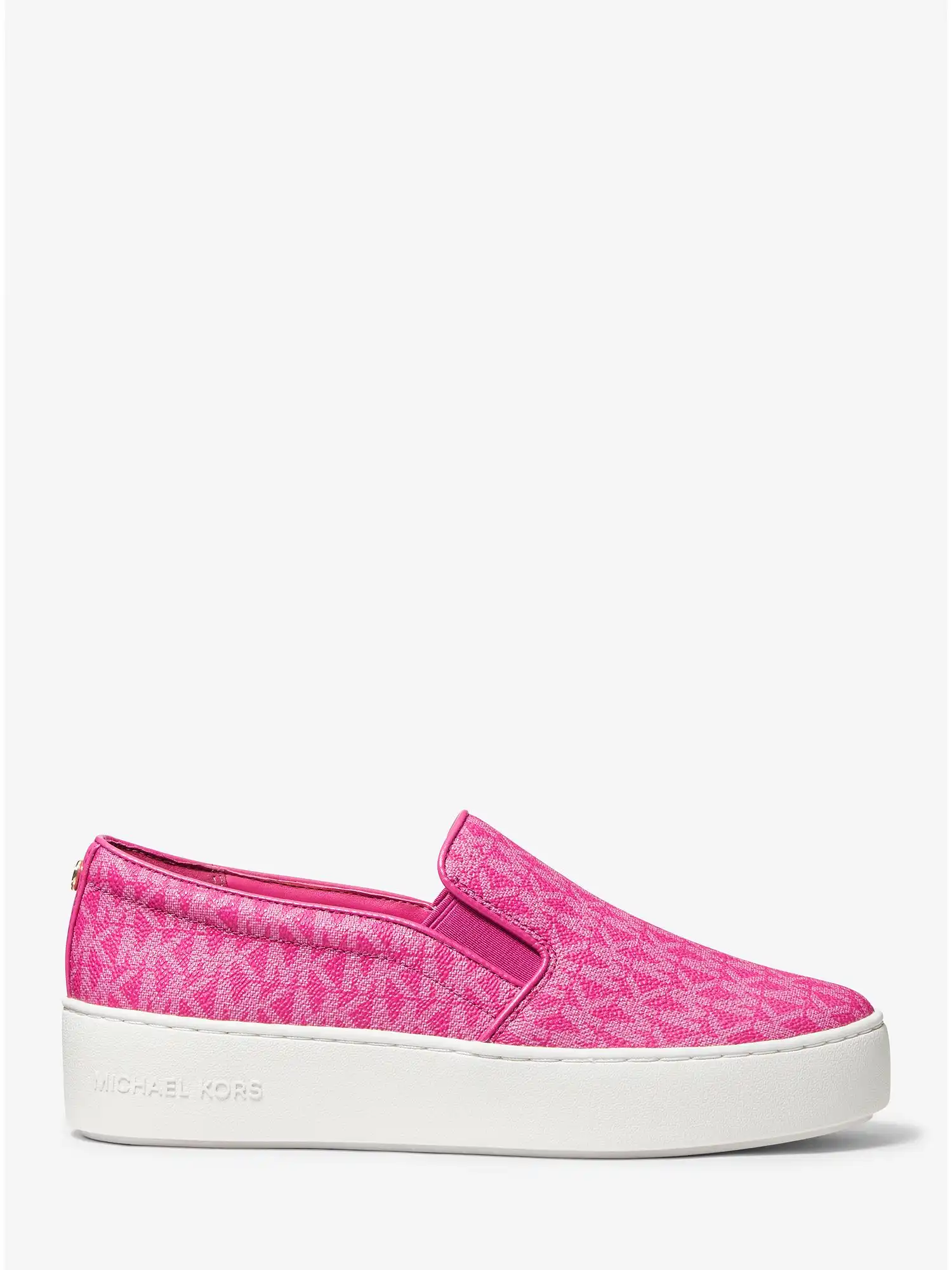 trent logo slip on sneaker wild berry