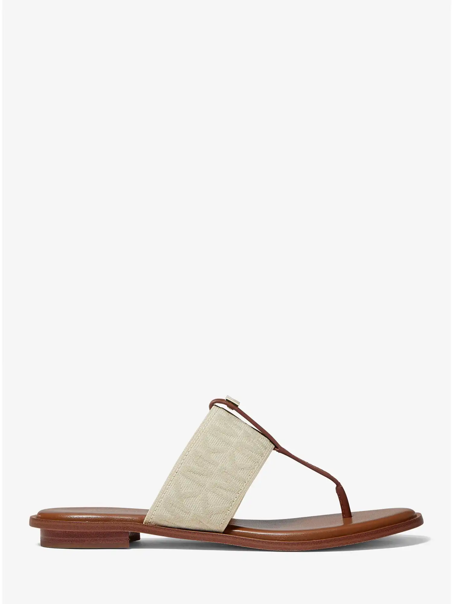 verity logo and leather sandal hemp